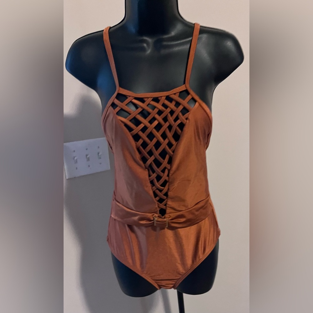 Venus. One Piece Swimsuit in Copper Size 6